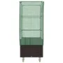 Raised bed with greenhouse cover in rattan look 80x50x182 cm by , Pots and planters - Ref: Foro24-4015808, Price: 144,60 €, D...