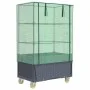 Raised bed with greenhouse cover in rattan look 80x50x182 cm by , Pots and planters - Ref: Foro24-4015836, Price: 126,49 €, D...