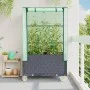Raised bed with greenhouse cover in rattan look 80x50x182 cm by , Pots and planters - Ref: Foro24-4015836, Price: 126,49 €, D...