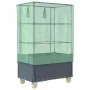 Raised bed with greenhouse cover in rattan look 80x50x182 cm by , Pots and planters - Ref: Foro24-4015836, Price: 126,49 €, D...