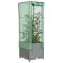 Raised bed with greenhouse cover in rattan look 40x40x139 cm by , Pots and planters - Ref: Foro24-4015855, Price: 54,37 €, Di...