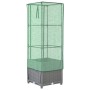 Hochbeet mit Gewächshausabdeckung im Rattan-Look 40x40x139 cm von , Töpfe und Pflanzgefäße - Ref: Foro24-4015855, Preis: 54,3...