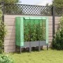 Hochbeet mit Gewächshausabdeckung im Rattan-Look, 120x40x140 cm. von , Töpfe und Pflanzgefäße - Ref: Foro24-4015862, Preis: 1...