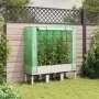 Raised bed with greenhouse cover in rattan appearance 120x40x140 cm by , Pots and planters - Ref: Foro24-4015848, Price: 96,3...