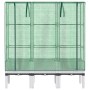 Arriate con cubierta invernadero aspecto ratán 120x40x140 cm de , Maceteros y jardineras - Ref: Foro24-4015848, Precio: 94,31 €