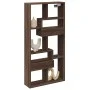 Wandschrank aus braunem Eichenfurnierholz 50x15x100 cm von , Regale und Regale - Ref: Foro24-854559, Preis: 42,05 €, Rabatt: %