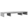Adjustable gray concrete screen riser support 80x24x10.5 cm by , Computer bases and risers - Ref: Foro24-854637, Price: 29,57...