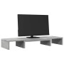Adjustable gray concrete screen riser support 80x24x10.5 cm by , Computer bases and risers - Ref: Foro24-854637, Price: 30,18...
