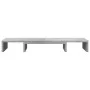 Adjustable gray concrete screen riser support 80x24x10.5 cm by , Computer bases and risers - Ref: Foro24-854637, Price: 29,57...