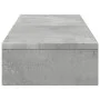 Adjustable gray concrete screen riser support 80x24x10.5 cm by , Computer bases and risers - Ref: Foro24-854637, Price: 29,57...