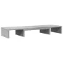 Adjustable gray concrete screen riser support 80x24x10.5 cm by , Computer bases and risers - Ref: Foro24-854637, Price: 29,57...