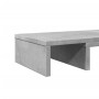 Adjustable gray concrete screen riser support 80x24x10.5 cm by , Computer bases and risers - Ref: Foro24-854637, Price: 30,18...