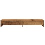 Monitor stand with aged wood drawers 100x27x15 cm by , Computer bases and risers - Ref: Foro24-854677, Price: 53,08 €, Discou...