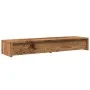 Monitorständer mit Schubladen aus gealtertem Holz 100x27x15 cm von , Computersockel und -erhöhungen - Ref: Foro24-854677, Pre...