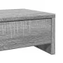 Monitor stand with Sonoma gray wood drawers 100x27x15 cm by , Computer bases and risers - Ref: Foro24-854675, Price: 43,77 €,...