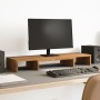 Adjustable oak artisan screen riser support 80x24x10.5cm by , Computer bases and risers - Ref: Foro24-854642, Price: 29,66 €,...