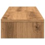Soporte elevador pantalla ajustable roble artisian 80x24x10,5cm de , Bases y elevadores para ordenadores - Ref: Foro24-854642...