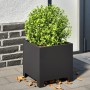 Schwarzer Stahl-Pflanzkübel 30x30x30 cm von , Töpfe und Pflanzgefäße - Ref: Foro24-851185, Preis: 37,21 €, Rabatt: %