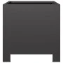 Schwarzer Stahl-Pflanzkübel 30x30x30 cm von , Töpfe und Pflanzgefäße - Ref: Foro24-851185, Preis: 36,58 €, Rabatt: %