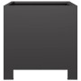 Schwarzer Stahl-Pflanzkübel 30x30x30 cm von , Töpfe und Pflanzgefäße - Ref: Foro24-851185, Preis: 37,21 €, Rabatt: %