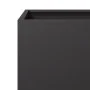 Schwarzer Stahl-Pflanzkübel 30x30x30 cm von , Töpfe und Pflanzgefäße - Ref: Foro24-851185, Preis: 36,58 €, Rabatt: %
