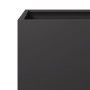 Schwarzer Stahl-Pflanzkübel 30x30x30 cm von , Töpfe und Pflanzgefäße - Ref: Foro24-851185, Preis: 37,21 €, Rabatt: %