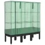 Raised bed with greenhouse cover in rattan appearance 120x40x140 cm by , Pots and planters - Ref: Foro24-4015820, Price: 105,...