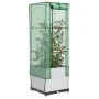 Hochbeet mit Gewächshausabdeckung im Rattan-Look 40x40x139 cm von , Töpfe und Pflanzgefäße - Ref: Foro24-4015841, Preis: 51,2...