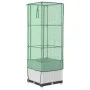 Raised bed with greenhouse cover in rattan look 40x40x139 cm by , Pots and planters - Ref: Foro24-4015841, Price: 51,22 €, Di...