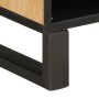 Solid rough mango wood TV stand 80x34x46 cm by , CD and DVD storage - Ref: Foro24-377519, Price: 65,75 €, Discount: %