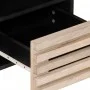 Solid mango wood TV stand 100x34x46 cm by , CD and DVD storage - Ref: Foro24-377527, Price: 83,68 €, Discount: %