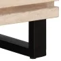 Solid mango wood TV stand 100x34x46 cm by , CD and DVD storage - Ref: Foro24-377527, Price: 83,68 €, Discount: %