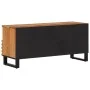 Mueble de TV madera maciza de acacia 100x34x46 cm de , Almacenamiento para CD y DVD - Ref: Foro24-377525, Precio: 84,34 €, De...