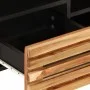 Mueble de TV madera maciza de acacia 100x34x46 cm de , Almacenamiento para CD y DVD - Ref: Foro24-377525, Precio: 84,34 €, De...