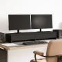Monitor stand and black engineering wood drawers 100x27x15 cm by , Computer bases and risers - Ref: Foro24-854671, Price: 54,...