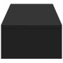 Monitor stand and black engineering wood drawers 100x27x15 cm by , Computer bases and risers - Ref: Foro24-854671, Price: 54,...
