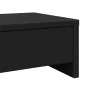 Monitor stand and black engineering wood drawers 100x27x15 cm by , Computer bases and risers - Ref: Foro24-854671, Price: 61,...