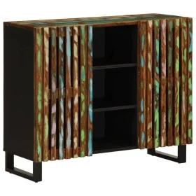 Solid acacia wood sideboard 90x34x75 cm by , Lockers and storage cabinets - Ref: Foro24-377578, Price: 117,53 €, Discount: %