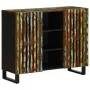 Solid acacia wood sideboard 90x34x75 cm by , Lockers and storage cabinets - Ref: Foro24-377578, Price: 117,50 €, Discount: %