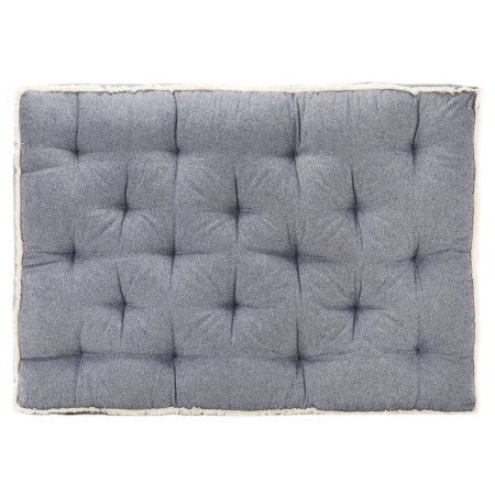 Blaues Palettensofakissen 120x80x10 cm von vidaXL, Kissen für Stühle und Sofas - Ref: Foro24-314806, Preis: 74,34 €, Rabatt: %