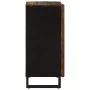 Aparador de madera maciza acacia 90x34x75 cm de , Taquillas y armarios de almacenamiento - Ref: Foro24-377578, Precio: 117,50...