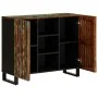 Aparador de madera maciza acacia 90x34x75 cm de , Taquillas y armarios de almacenamiento - Ref: Foro24-377578, Precio: 117,50...