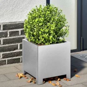 Galvanized steel hexagonal planter 30x30x30 cm by , Pots and planters - Ref: Foro24-851195, Price: 33,84 €, Discount: %