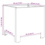 Sechseckiger Blumenkübel aus verzinktem Stahl, 30x30x30 cm. von , Töpfe und Pflanzgefäße - Ref: Foro24-851195, Preis: 34,44 €...