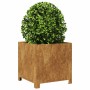 Pflanzgefäß aus rostfreiem Stahl, 40x40x40 cm. von , Töpfe und Pflanzgefäße - Ref: Foro24-851211, Preis: 51,45 €, Rabatt: %