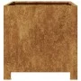 Rusted steel planter 40x40x40 cm by , Pots and planters - Ref: Foro24-851211, Price: 58,12 €, Discount: %