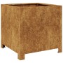 Rusted steel planter 40x40x40 cm by , Pots and planters - Ref: Foro24-851211, Price: 51,45 €, Discount: %