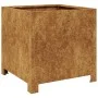 Rusted steel planter 40x40x40 cm by , Pots and planters - Ref: Foro24-851211, Price: 58,12 €, Discount: %