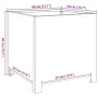 Rusted steel planter 40x40x40 cm by , Pots and planters - Ref: Foro24-851211, Price: 58,12 €, Discount: %