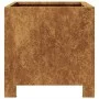 Hexagonal rusty steel planter 30x30x30 cm by , Pots and planters - Ref: Foro24-851197, Price: 35,74 €, Discount: %